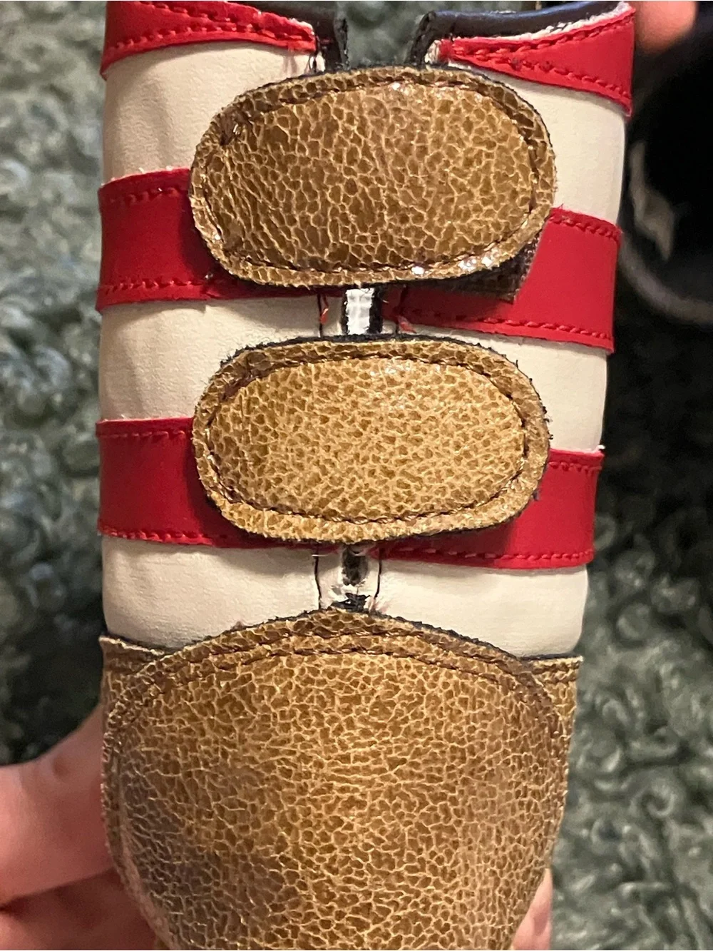 Toddler Star Accent Brown and Navy Western Boots